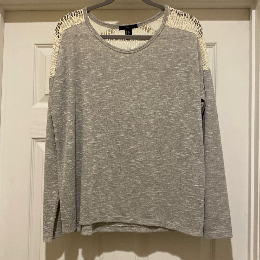 Forever 21 XL gray women’s sweater